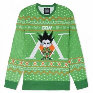 BoxLunch Hunter X Hunter Chibi Gon Holiday Sweater